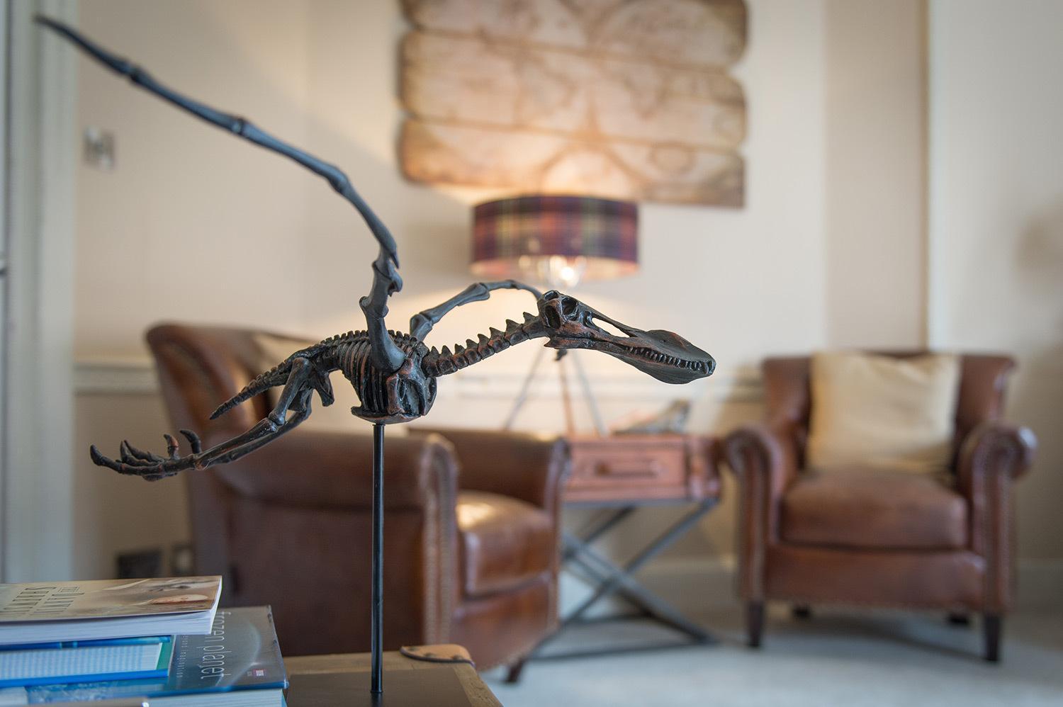 Darwin'S Townhouse Bed & Breakfast Shrewsbury Luaran gambar Fossil of the Late Cretaceous tyrannosaur Dryptosaurus