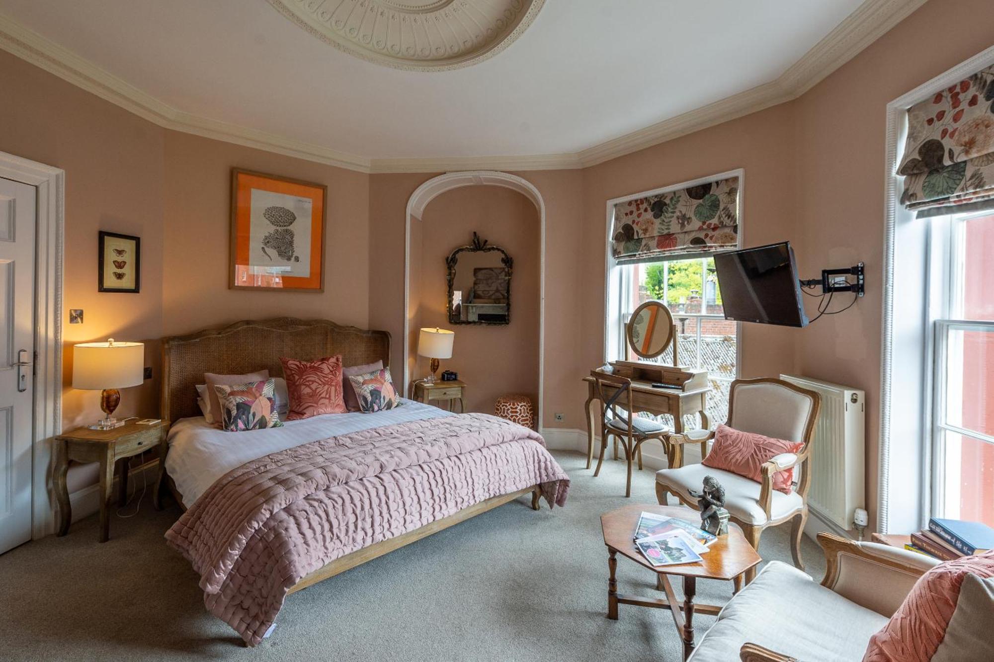 Darwin'S Townhouse Bed & Breakfast Shrewsbury Bilik gambar A bedroom at the hotel